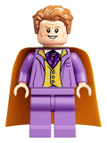 LEGO hp243 Gilderoy Lockhart, Medium Lavender Torso and Legs